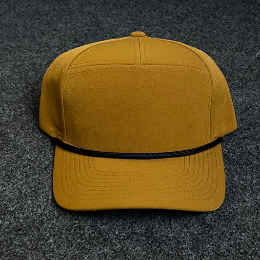 Blank Mustard Yellow Rope Cap