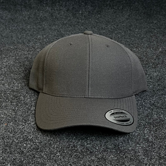 Yupoong Flexfit Blank Gray Fitted Baseball Cap