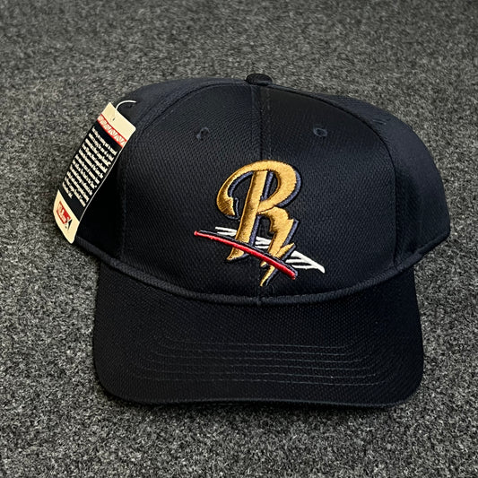 Navy Blue Cap with Gold and Red RX Embroidery
