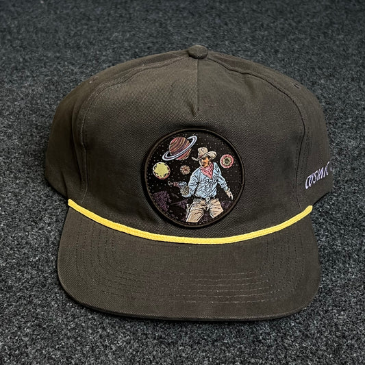 "COSMIC C" Brown Snapback Cap