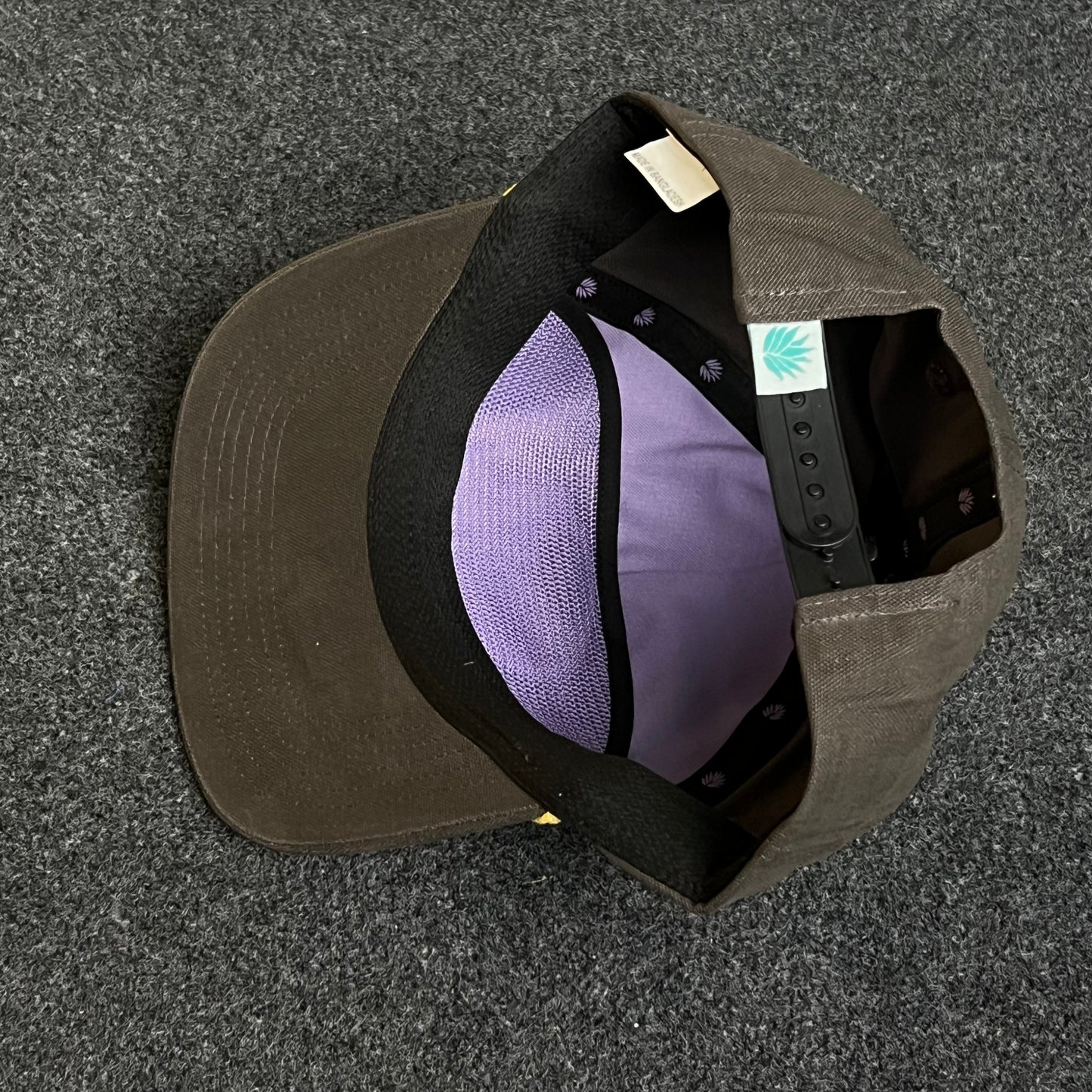 "COSMIC C" Brown Snapback Cap