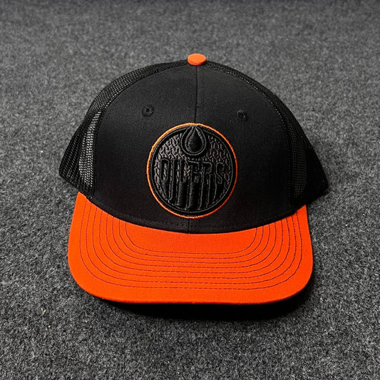 NHL Branded Youth Edmonton Oilers Foam Trucker Snapback Hat.