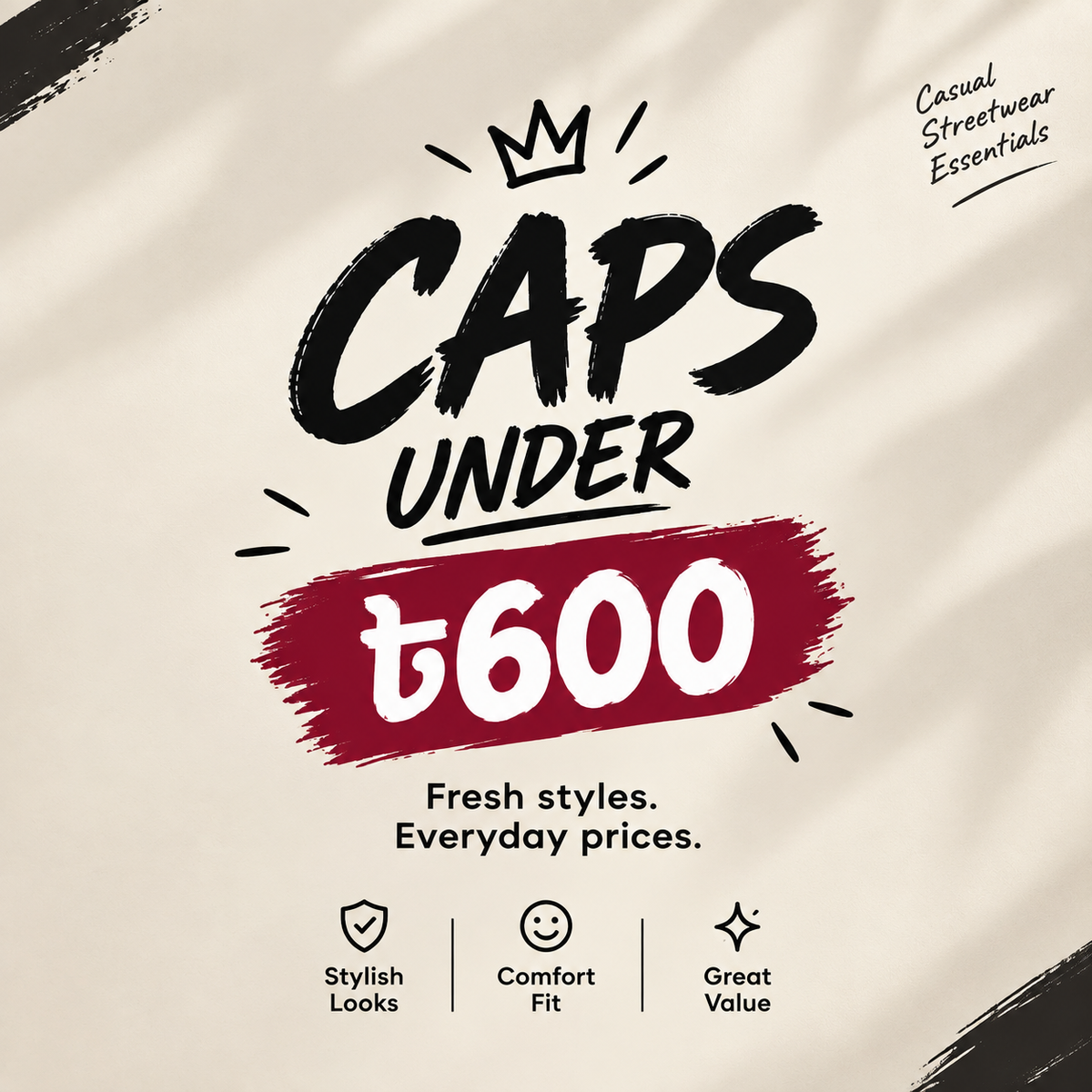 Caps Under 600tk