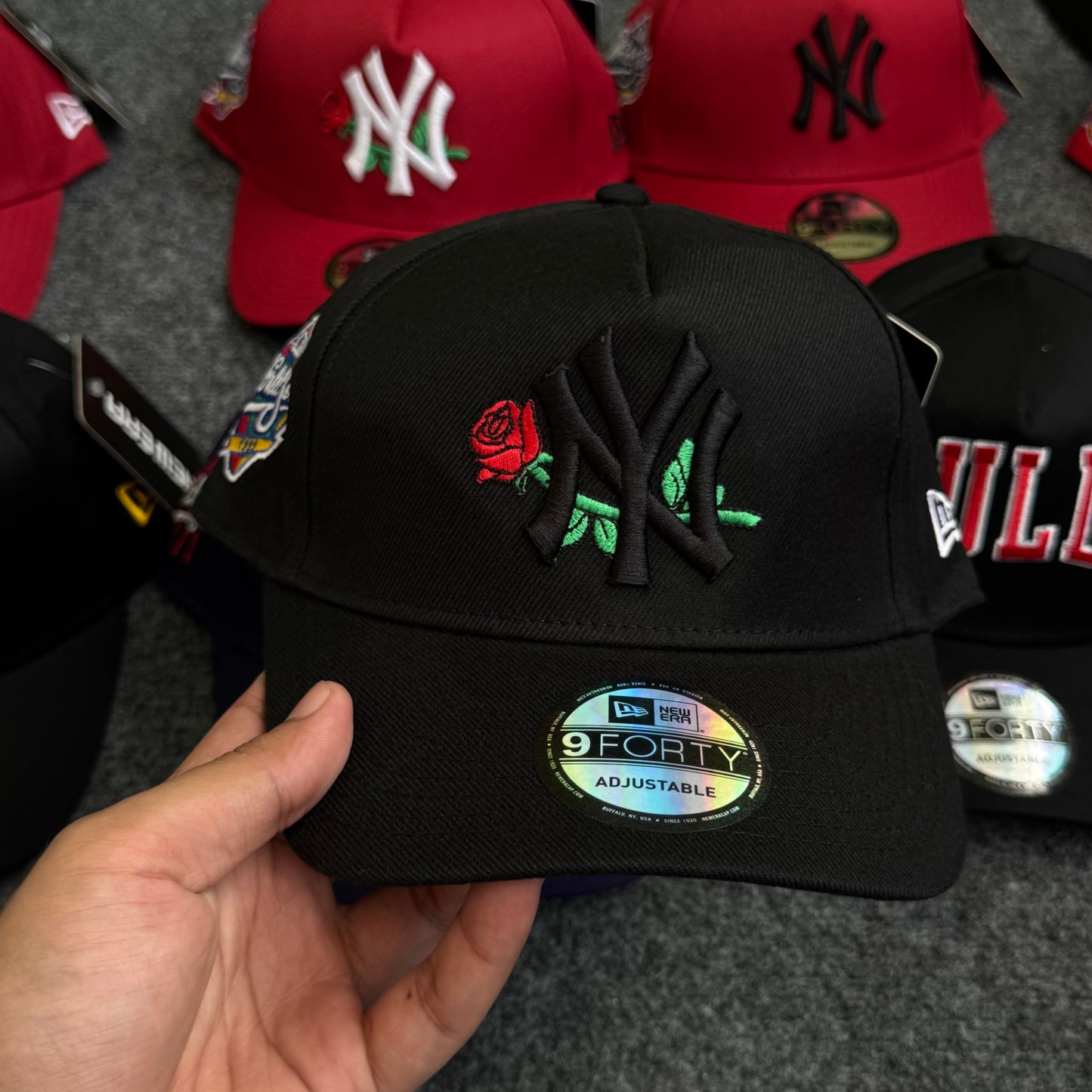 New York Yankees "Rose Edition" 9FORTY A-Frame Snapback Cap