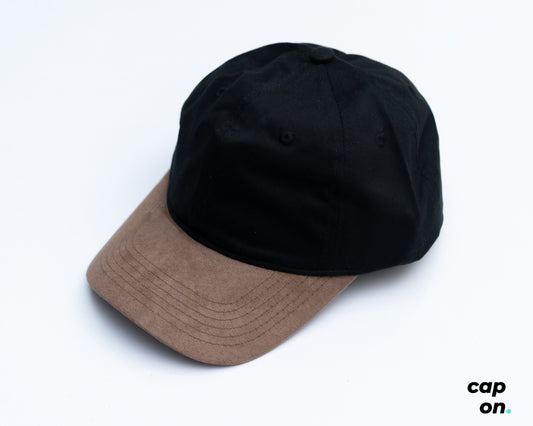 Black & Chocolate Contrast Cap