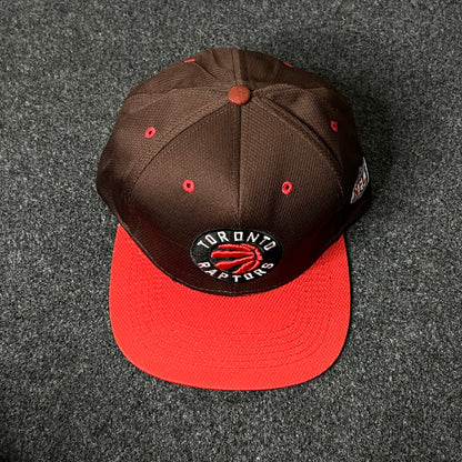 Toronto Raptors Flat Cap – Brown & Red