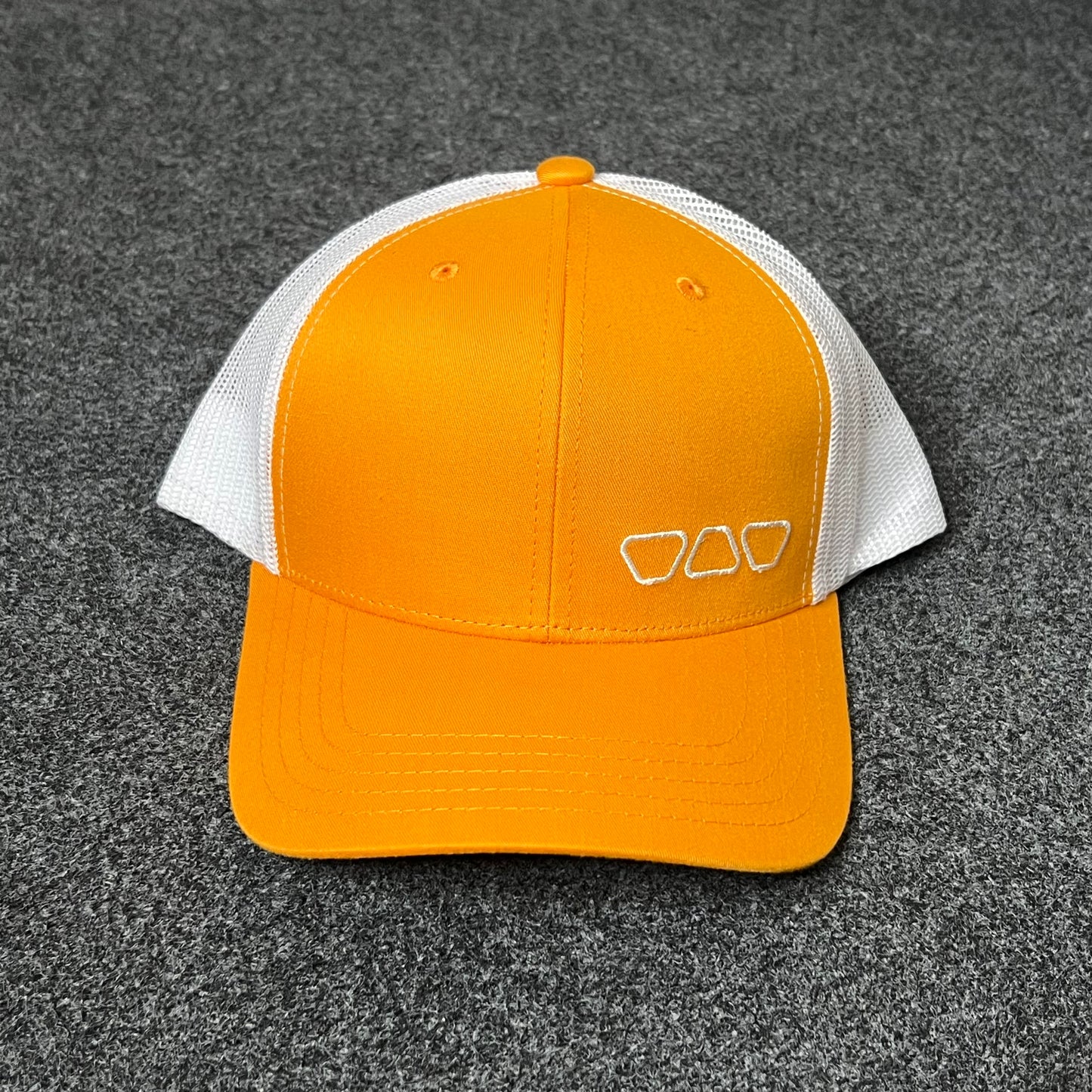 Golden Yellow Glasses Icon Trucker Cap