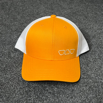 Golden Yellow Glasses Icon Trucker Cap