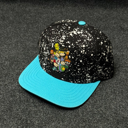 Nickelodeon Rugrats Paint Splatter Snapback  Cap ( KIDS CAP AGE 6-18 )
