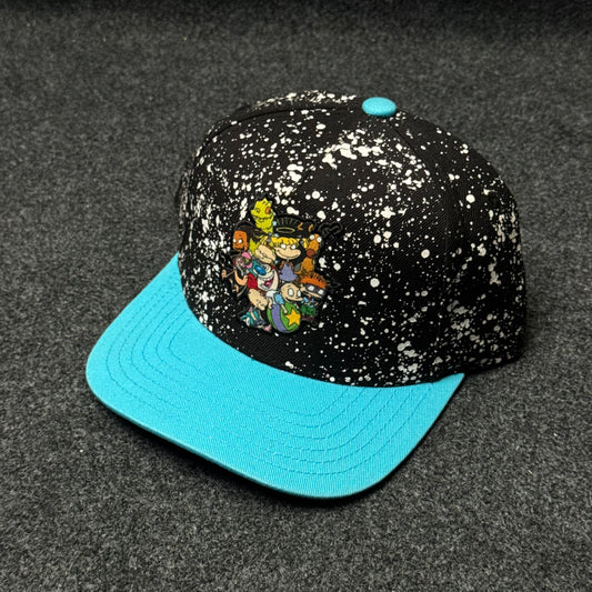 Nickelodeon Rugrats Paint Splatter Snapback  Cap ( KIDS CAP AGE 6-18 )