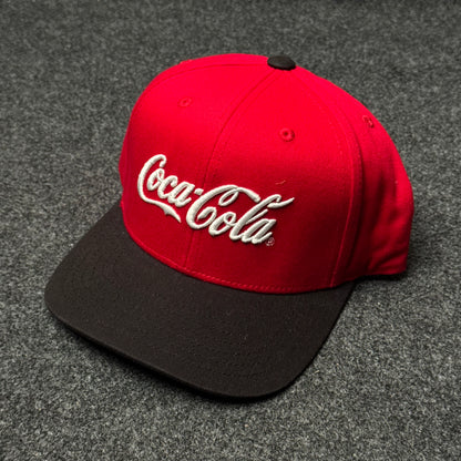 Coca-Cola Classic Script Two-Tone Snapback Cap ( KIDS CAP AGE 6-18 )