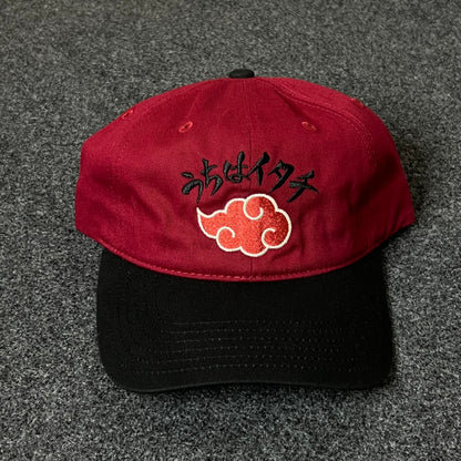 Naruto Akatsuki Uchiha Itachi Cap – Red & Black Anime Hat