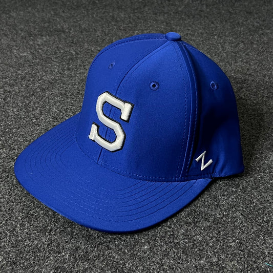 Capelli Sport “S” Fitted Cap – Royal Blue & White ( M size )