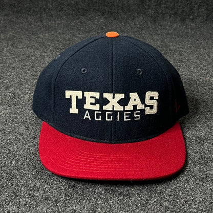 Texas Aggies Flat Cap – Navy & Red & Green