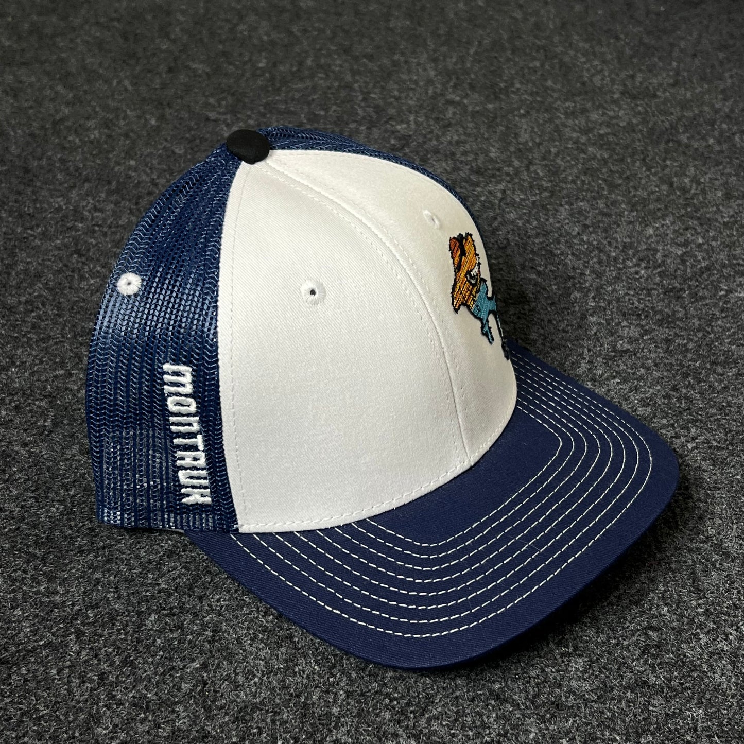 Coastal Carolina Chanticleers Shark Mascot Trucker Hat – White & Navy