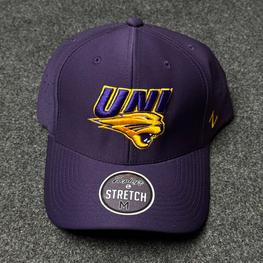 Northern Iowa Panthers Mens Purple Z11 Flex Fitted Cap  (M size )