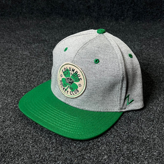 Capelli Sport Clover Club Fitted Cap – Heather Gray & Green
