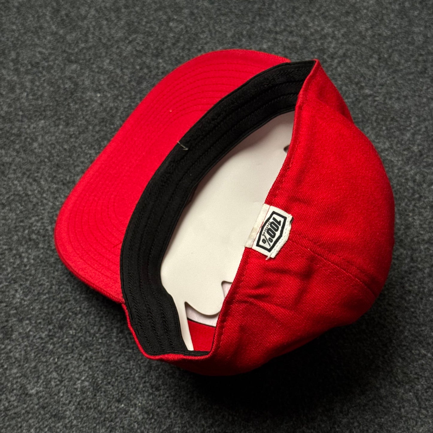 100% "Classic Red" Official Flexfit Cap  (M size )