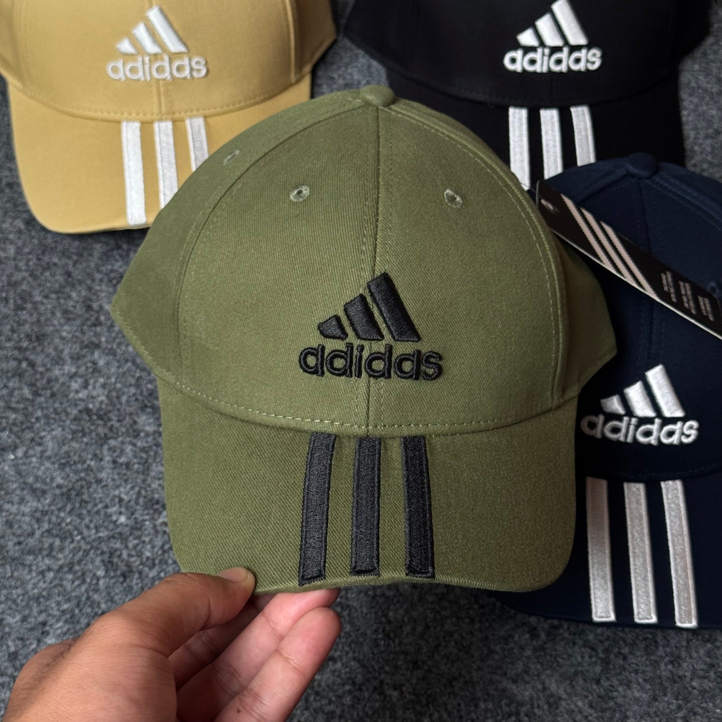 Adidas Stripe Baseball Cap