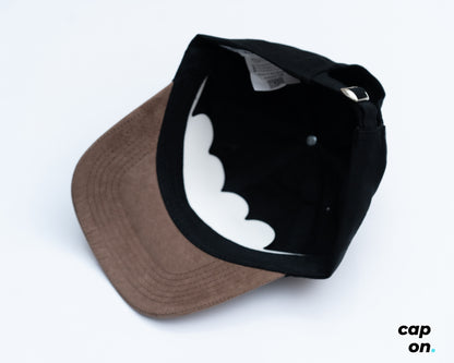 Black & Chocolate Contrast Cap