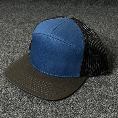 Capelli Sport Blank Trucker Cap – Blue & Black