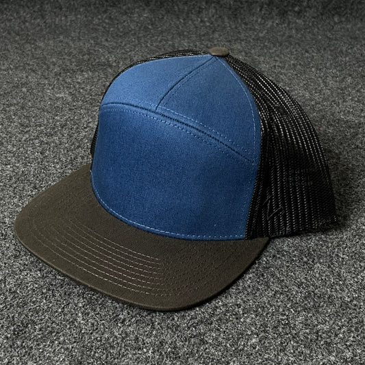 Capelli Sport Blank Trucker Cap – Blue & Black