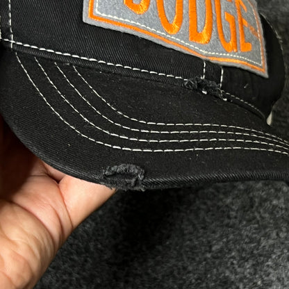 Dodge Trucker Hat – Black & White Mesh Cap