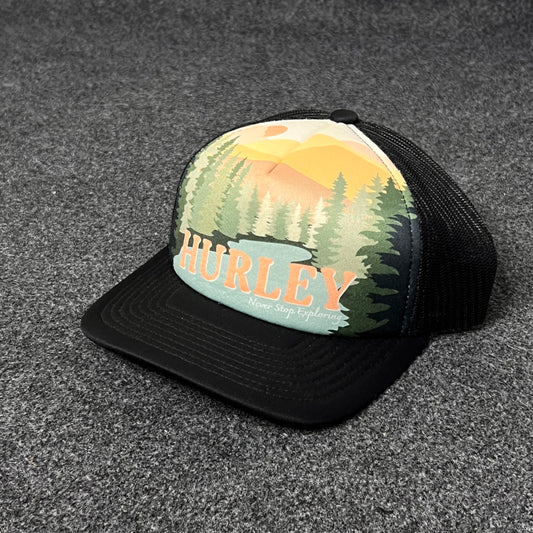 Hurley Graphic Print Adjustable Cap.