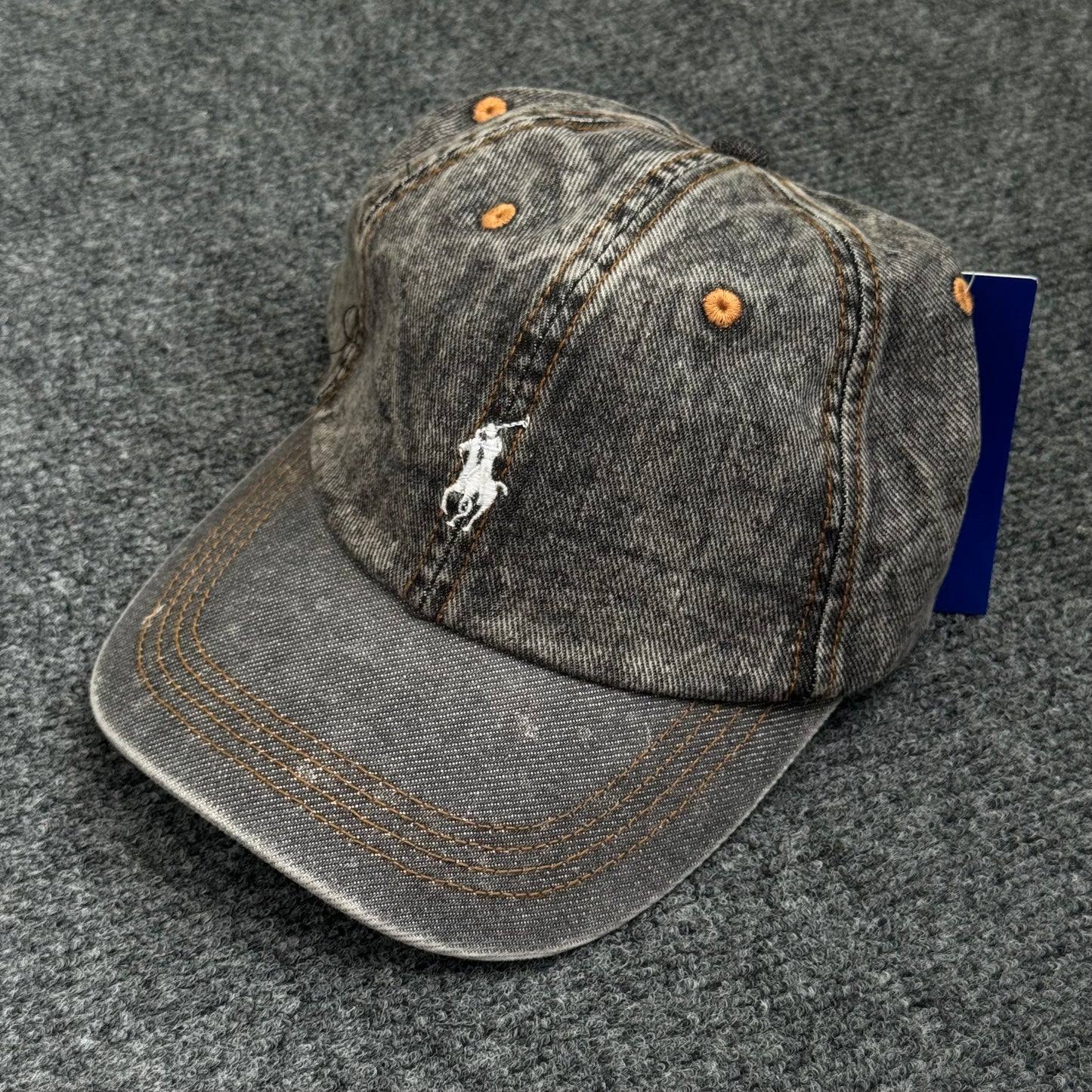 Polo Ralph Lauren Acid-Washed Denim Ball Caps