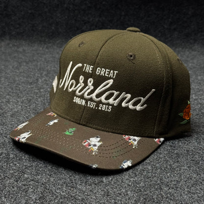 "The Great Norrland" SQRTN Moomin Collaboration Snapback Cap ( KIDS CAP AGE 6-18 )