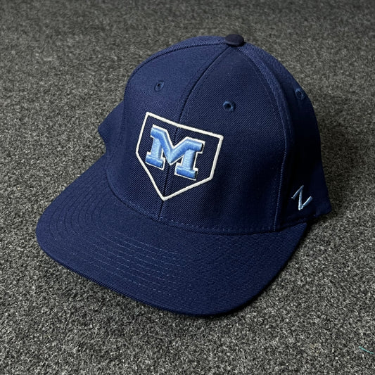 Capelli Sport “M” Shield Fitted Cap – Navy & Sky Blue ( M size )