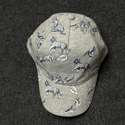 "Super Dude" Tiger Sketch Jersey Cap ( KIDS CAP AGE 6-18 )