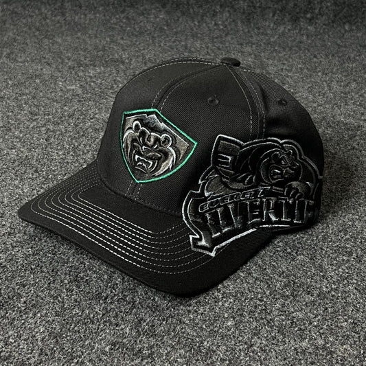 Capelli Sport “Wolverine” Fitted Cap – Black & Gray ( M size )