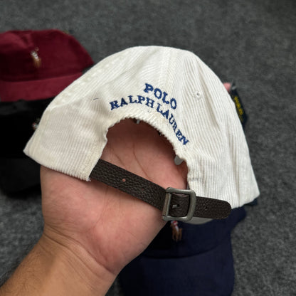 Classic Embroidered Retro Corduroy Unstructured Cap