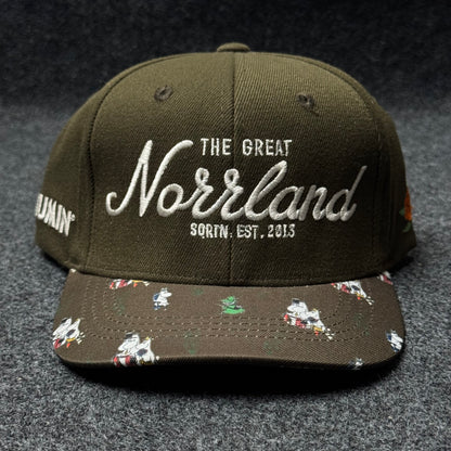 "The Great Norrland" SQRTN Moomin Collaboration Snapback Cap ( KIDS CAP AGE 6-18 )