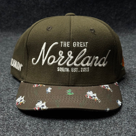 "The Great Norrland" SQRTN Moomin Collaboration Snapback Cap ( KIDS CAP AGE 6-18 )