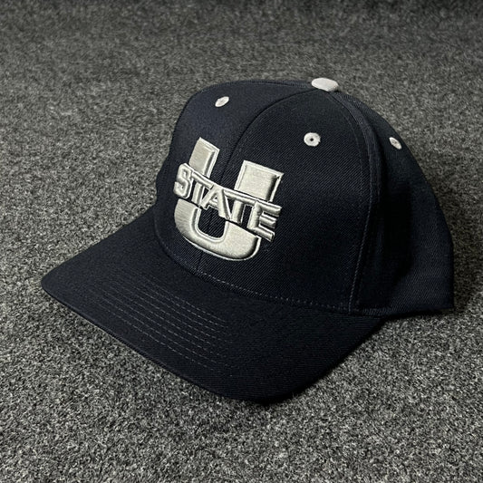 Capelli Sport “U STATE” Fitted Cap – Black & White ( M size )