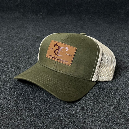 Triton Charters Olive Mesh Trucker Cap