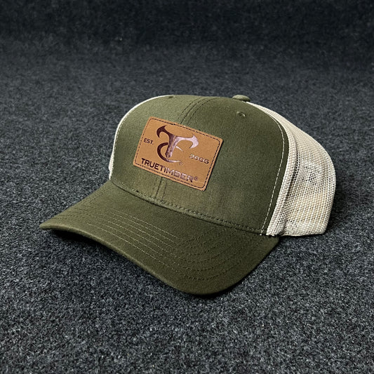 Triton Charters Olive Mesh Trucker Cap