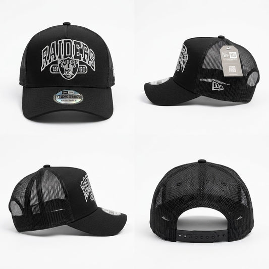 Black Raiders 1960 Trucker Snapback Cap