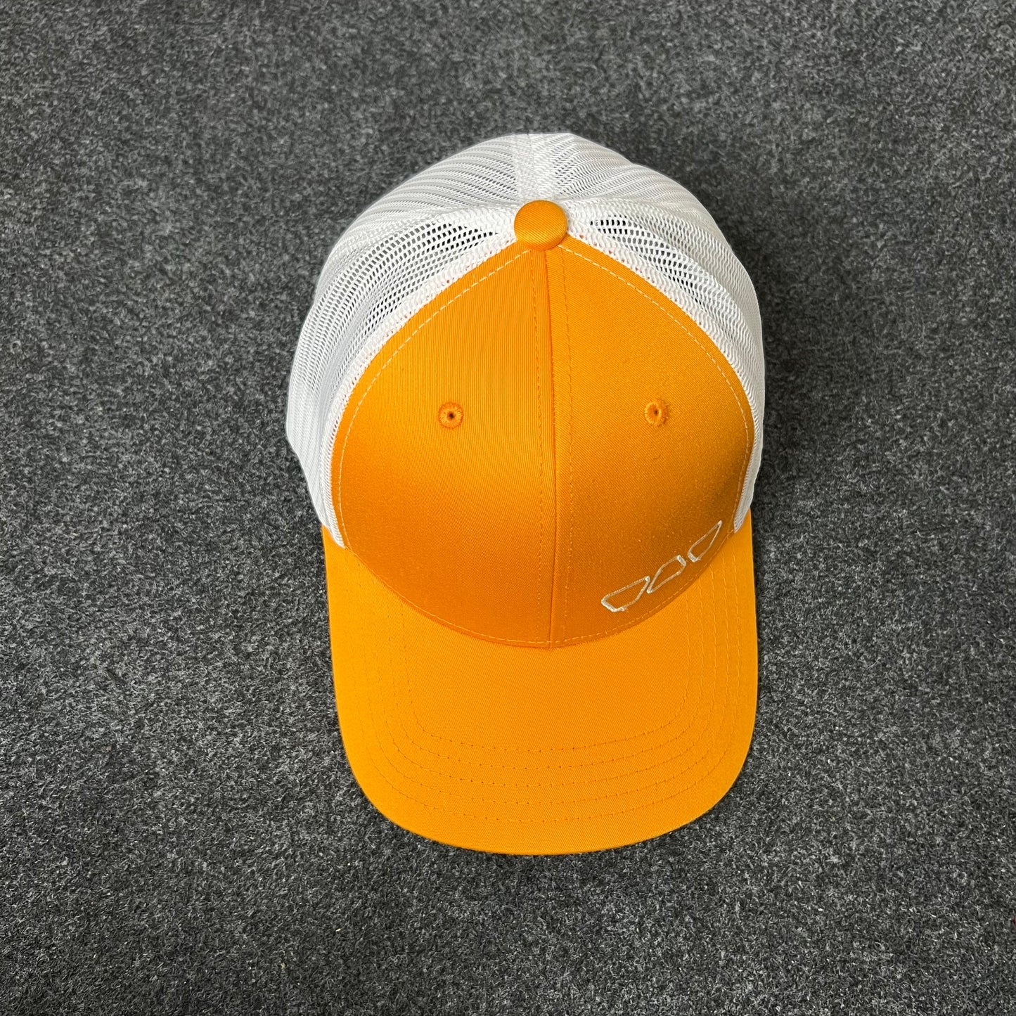 Golden Yellow Glasses Icon Trucker Cap