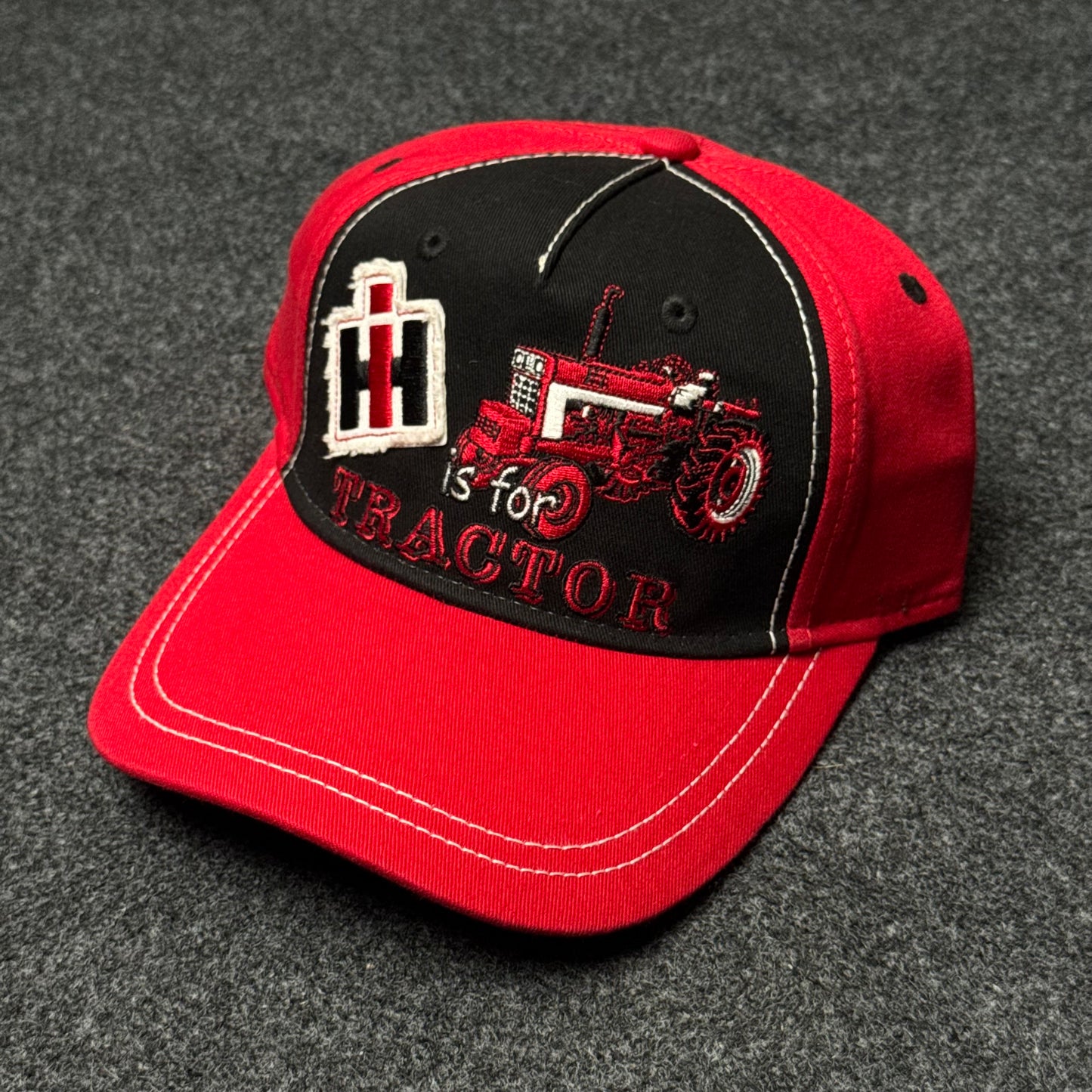 International Harvester (IH) "T is for Tractor" Toddler Cap ( KIDS CAP AGE 6-18 )
