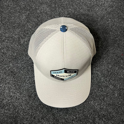 Hurley Hexagon Patch Trucker Cap – Light Grey