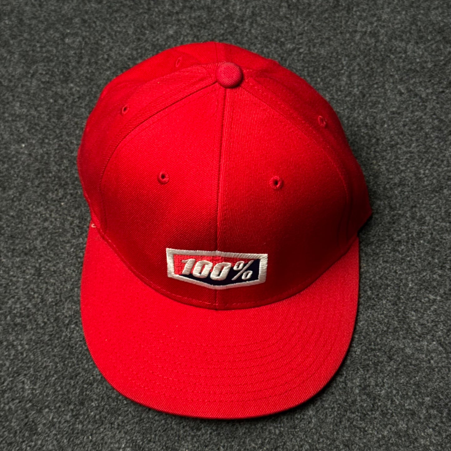 100% "Classic Red" Official Flexfit Cap  (M size )