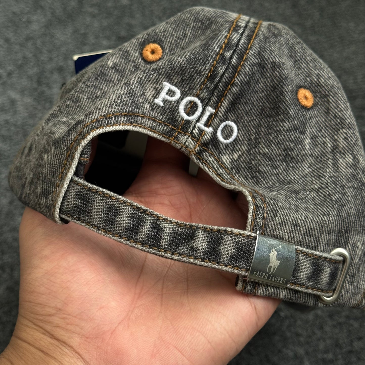 Polo Ralph Lauren Acid-Washed Denim Ball Caps