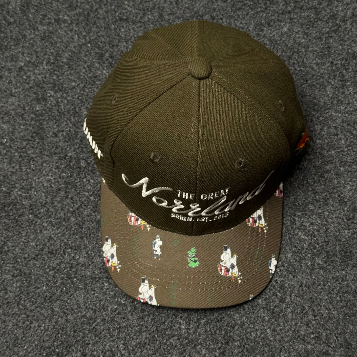 "The Great Norrland" SQRTN Moomin Collaboration Snapback Cap ( KIDS CAP AGE 6-18 )