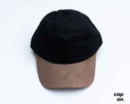 Black & Chocolate Contrast Cap