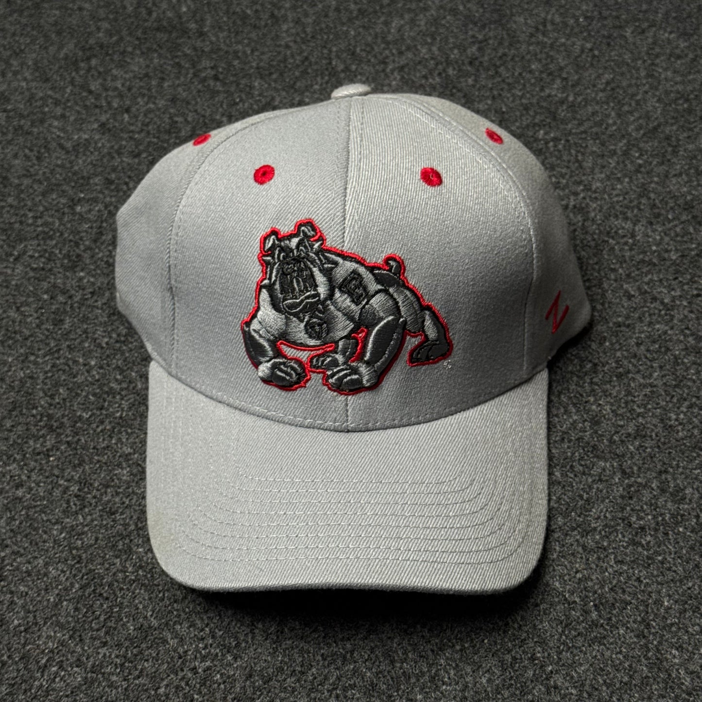 Fresno State Bulldogs Mens Grey Z11 Fitted Cap  (M size )