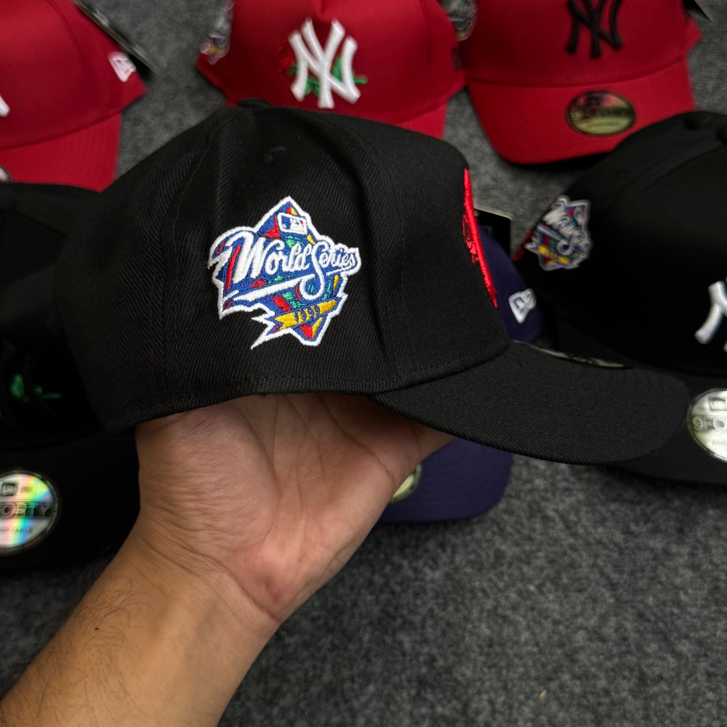 New York Yankees "Rose Edition" 9FORTY A-Frame Snapback Cap