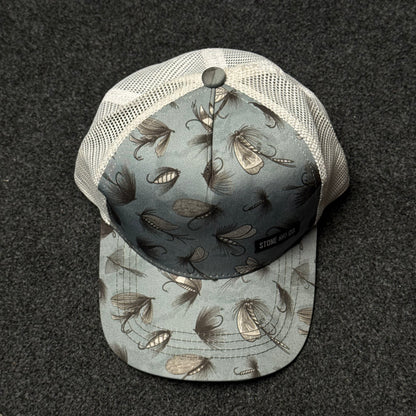 Stone & Co. Fly Pattern Trucker Cap ( KIDS CAP AGE 6-18 )